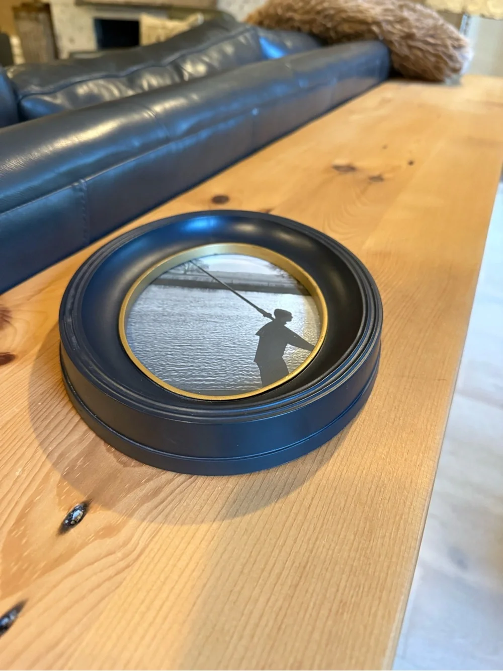 Oval Black Wall Photo Frame
